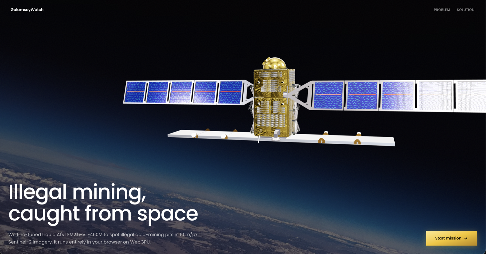 GalamseyWatch: agentic Earth observation for galamsey detection in Sentinel-2 imagery